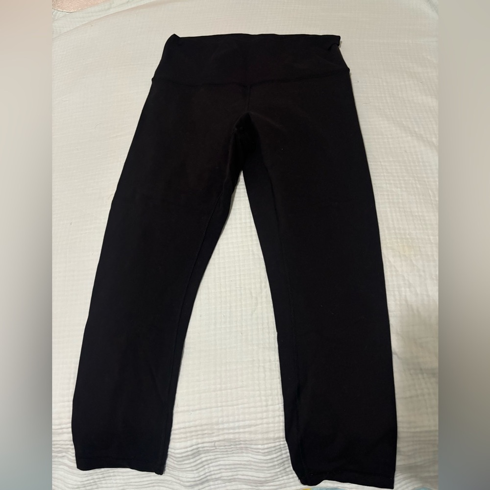 Lululemon Wunder under Cropped Leggings in Black - Picture 2 of 7
